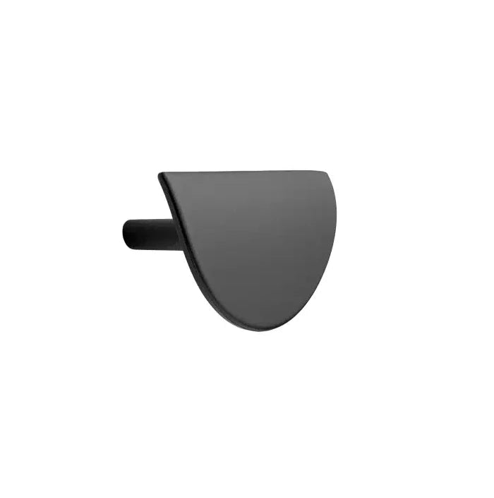 Semi-Circle "Horizon" Matte Black Drawer Pulls