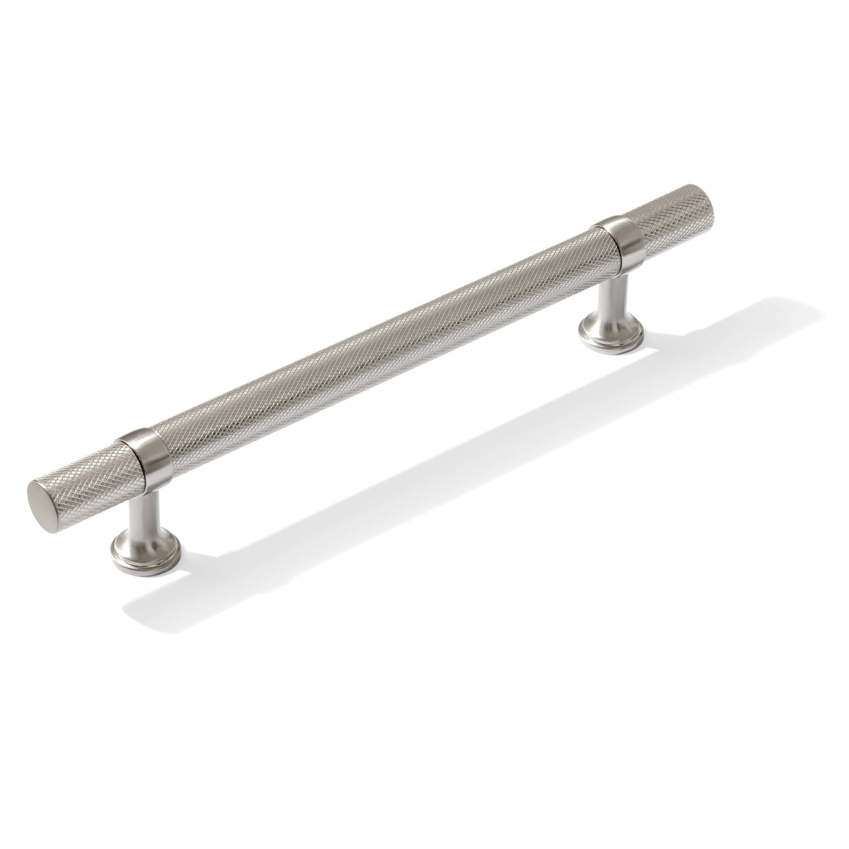 Knurled T-Bar "Contemporary" Satin Nickel Knobs and Pulls