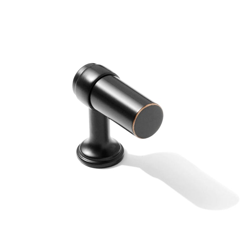 Smooth Oil Rubbed Bronze "Transitional" Cabinet Knobs and Drawer Pulls