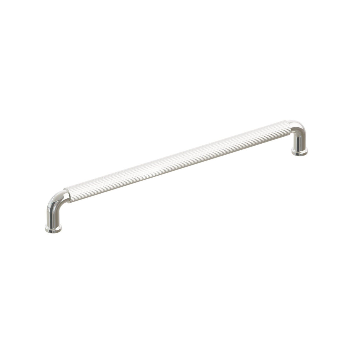 Polished Nickel "ES Fluted" Round Knobs and Drawer Pulls