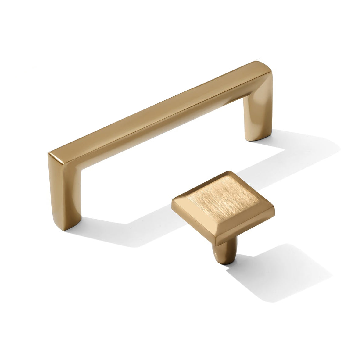Champagne Bronze "Trane" Drawer Pulls and Knob
