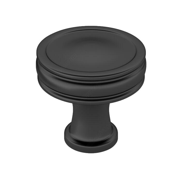 Matte Black "Belfour" Cabinet Knobs and Drawer Pulls