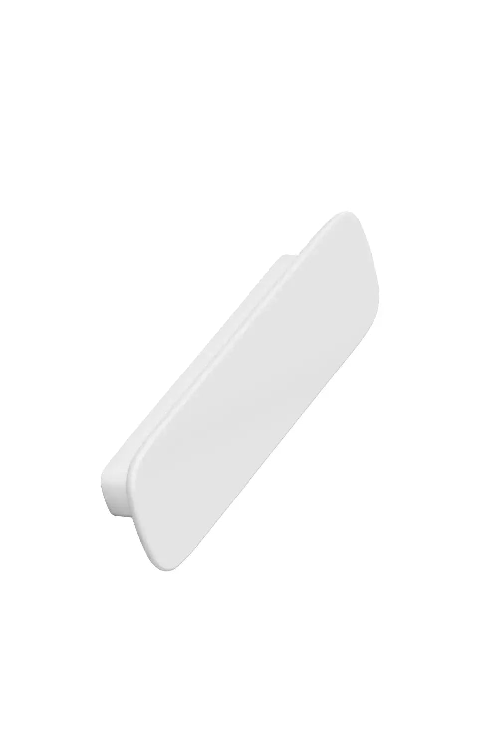 Glossy White "Tabula" Cabinet Knob and Drawer Pull - Euro • Knobs