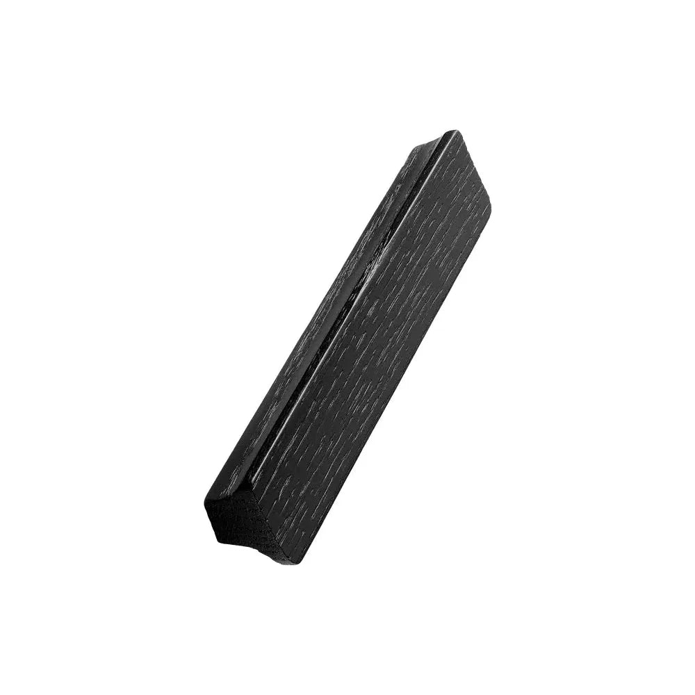 Black Stained Wood "Ante" Drawer Pulls - Euro • Knobs