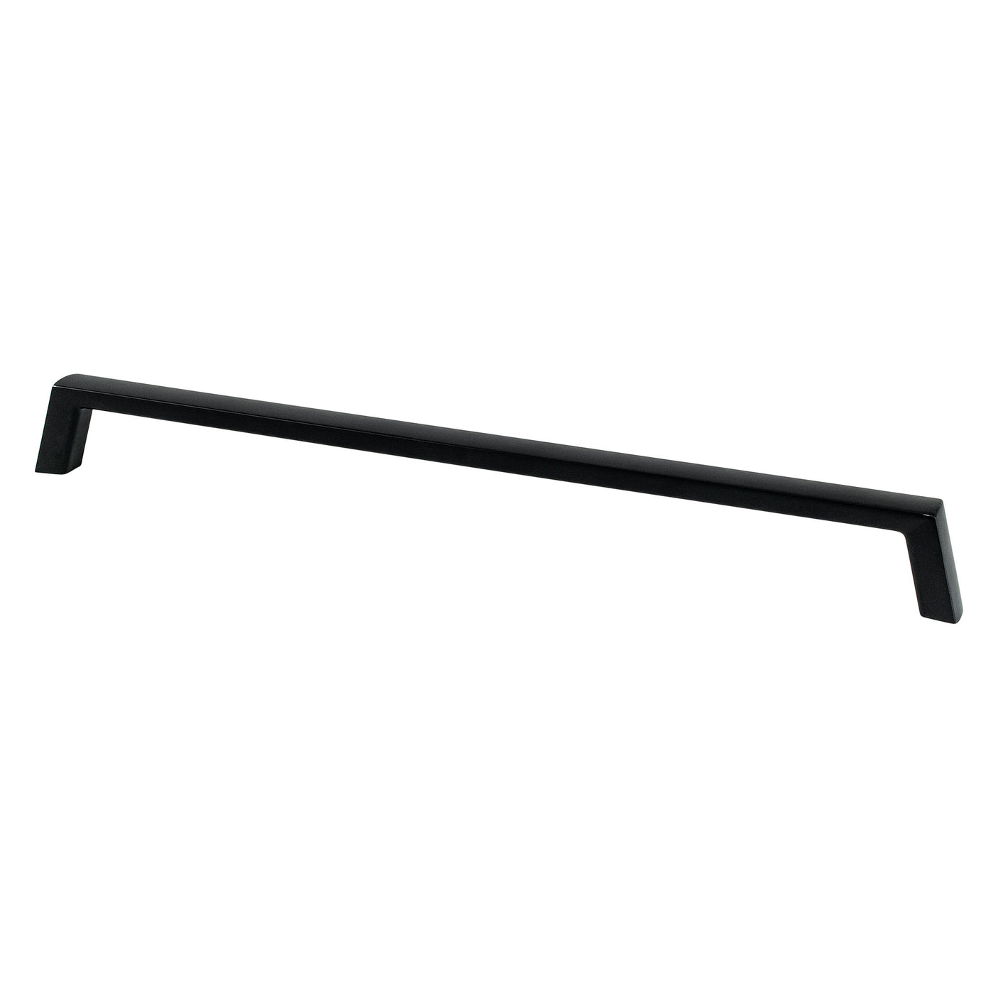 Matte Black "Brooks" Drawer Pulls and Cabinet Knobs - Cabinet Hardware - Forge Hardware Studio