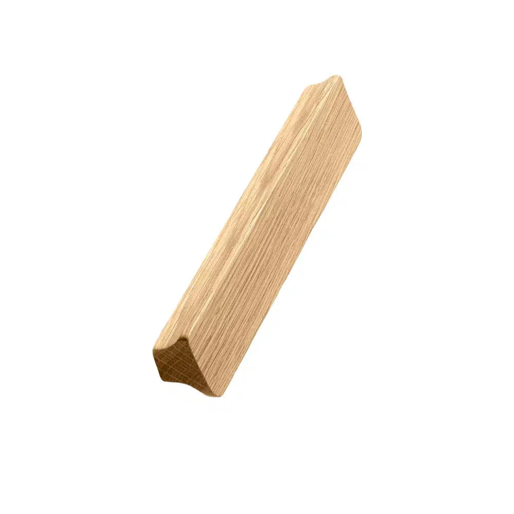 Lacquered Oak Wood "Ante" Drawer Pulls - Euro • Knobs
