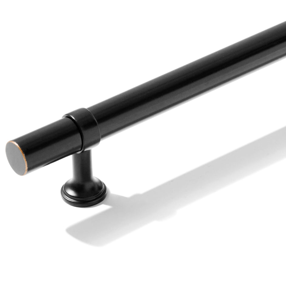 Smooth T-Bar "Contemporary" Oil Rubbed Bronze Knobs and Pulls