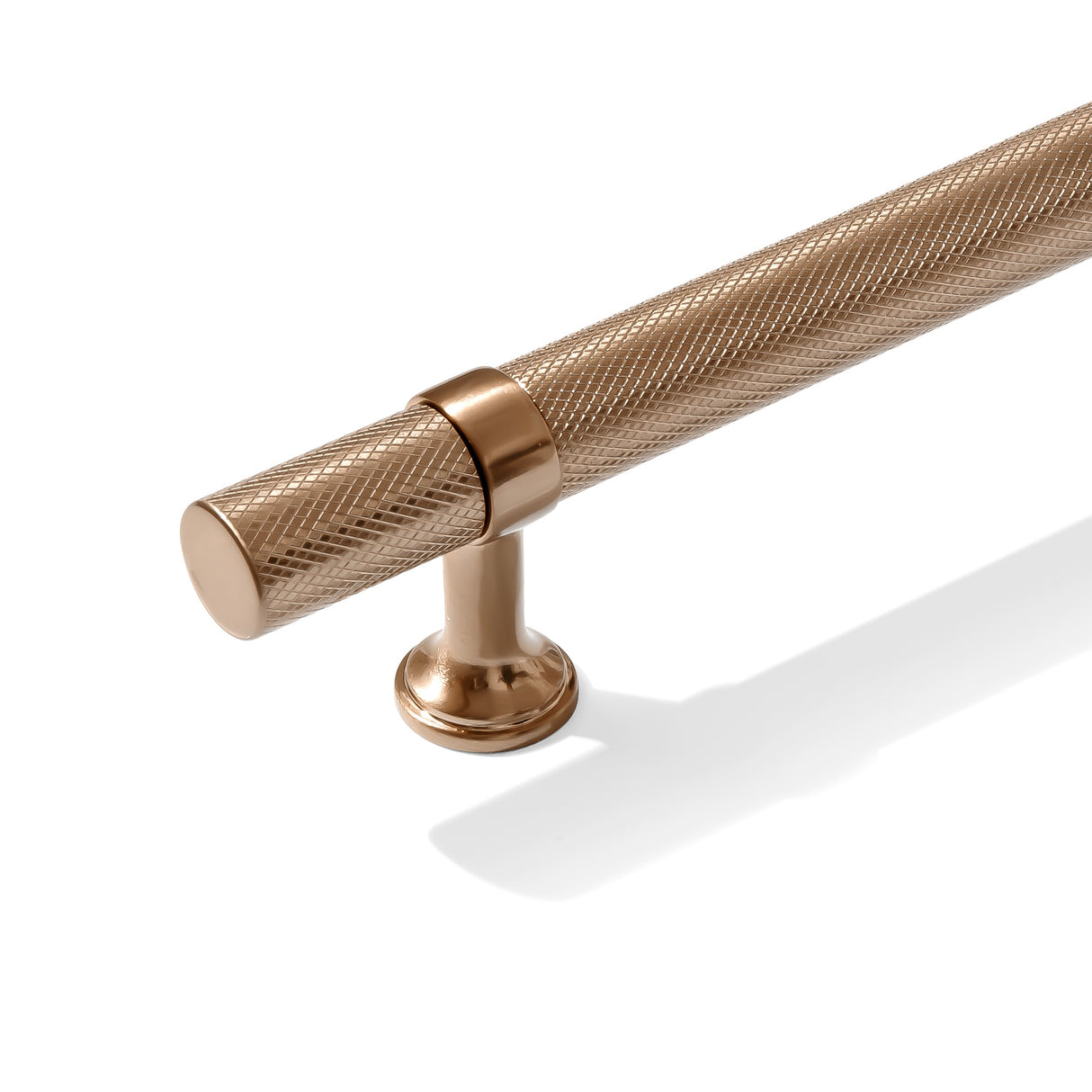 Knurled T-Bar "Contemporary" Bronze Copper Knobs and Pulls