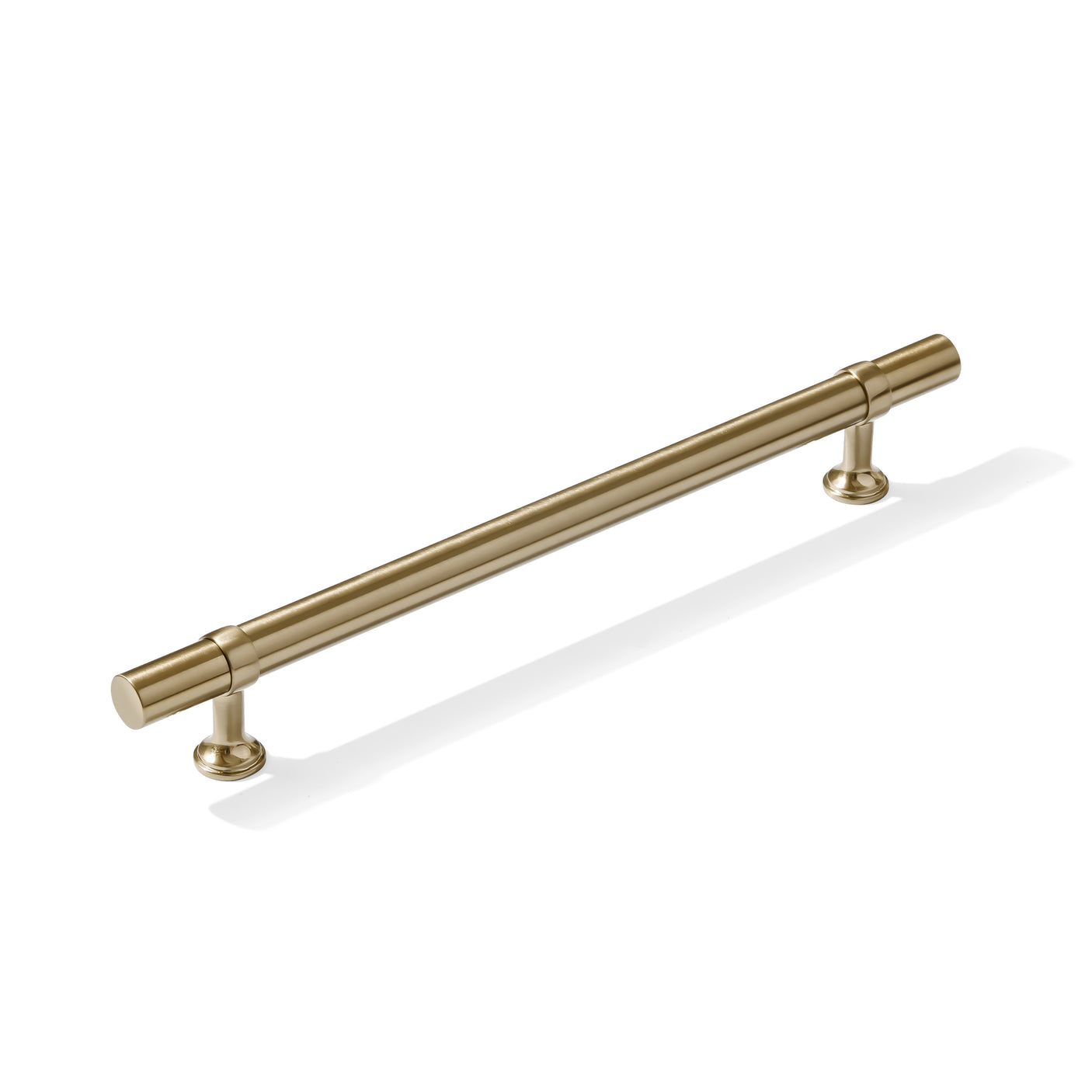Smooth T-Bar "Contemporary" Champagne Bronze Knobs and Pulls