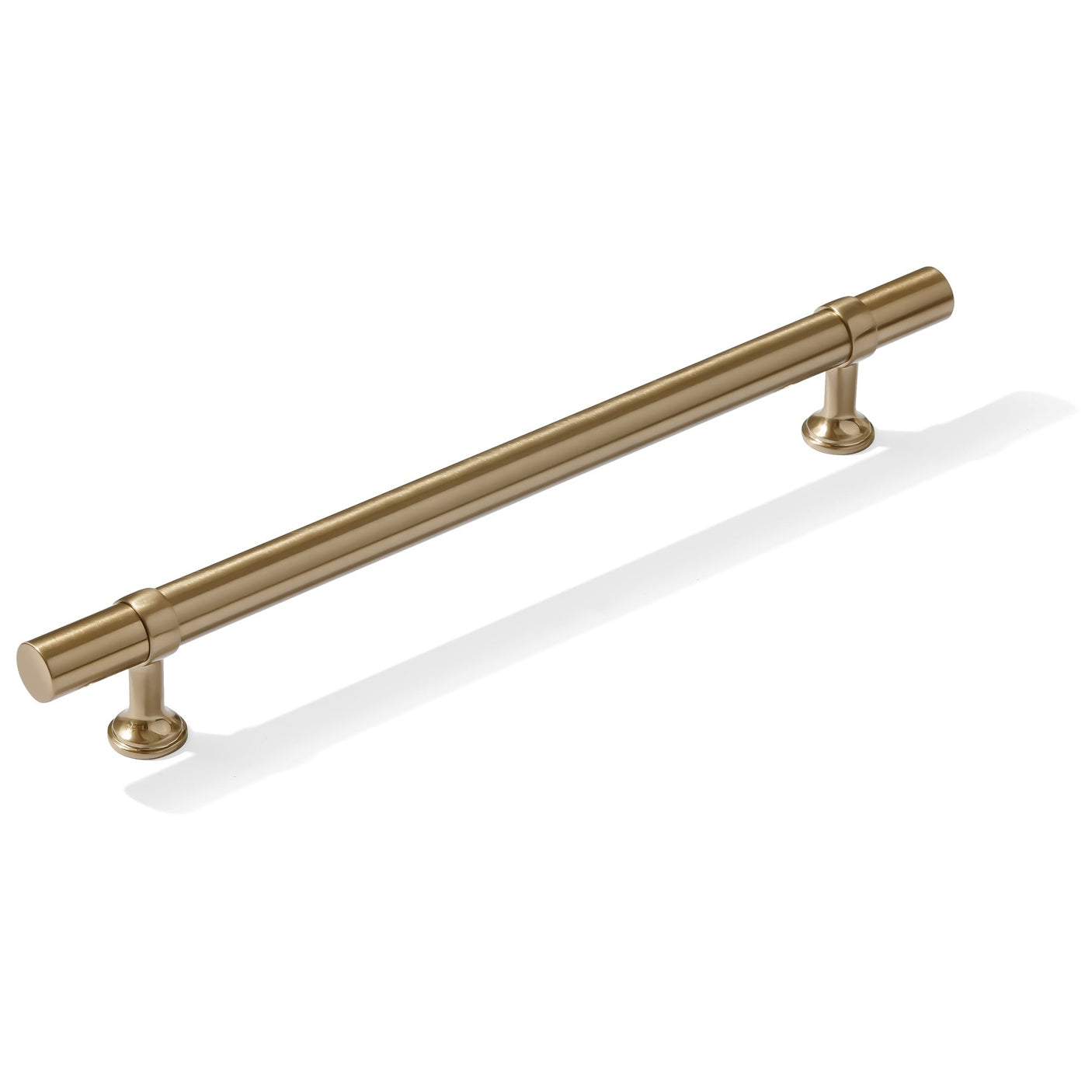 Smooth T-Bar "Contemporary" Champagne Bronze Knobs and Pulls