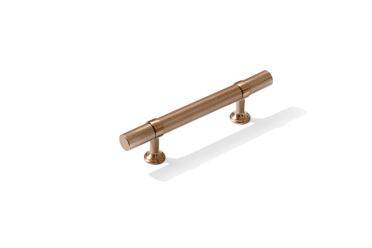 Knurled T-Bar "Contemporary" Bronze Copper Knobs and Pulls