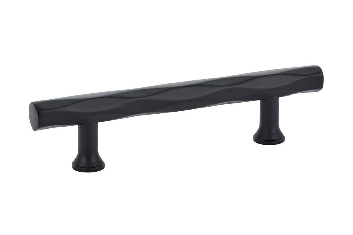 T-Bar "American Designer" Cabinet Knob and Drawer Pulls in Matte Black