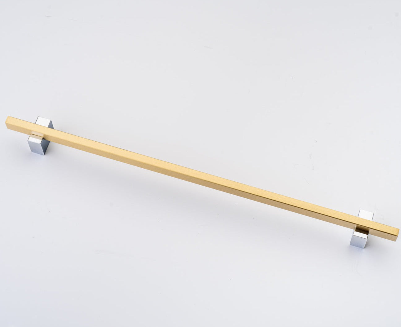 Lew's Two Tone Series Knobs and Handles Chrome and Brass - Forge Hardware Studio