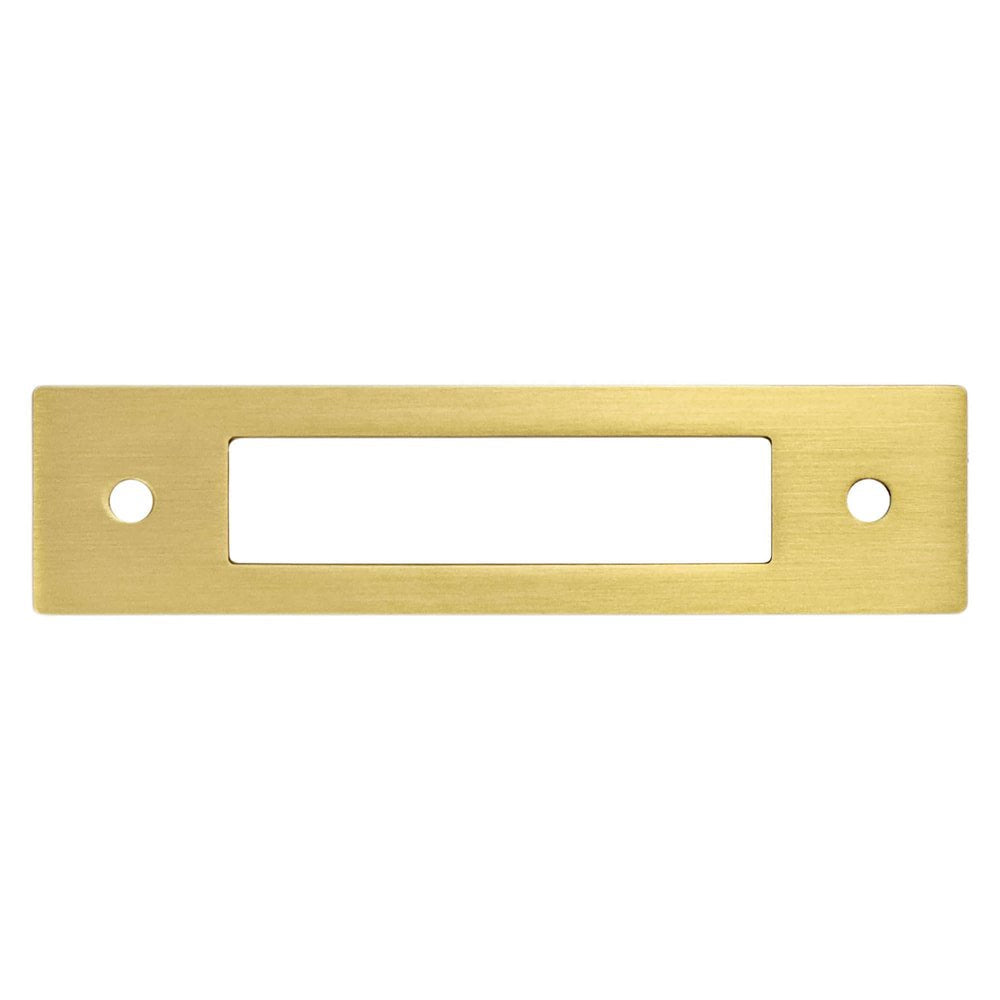 Champagne Bronze Cutout Drawer Pull Backplates - Forge Hardware Studio
