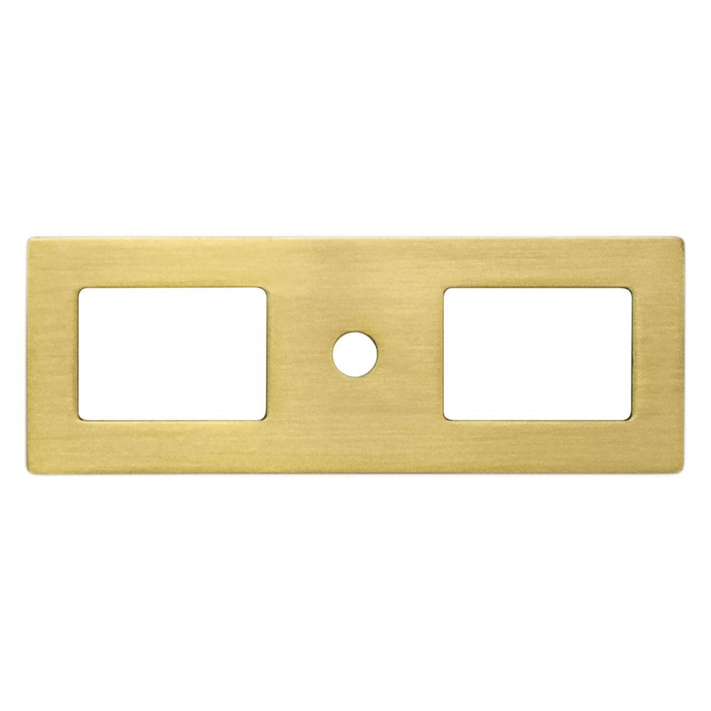 Champagne Bronze Cutout Drawer Pull Backplates - Forge Hardware Studio