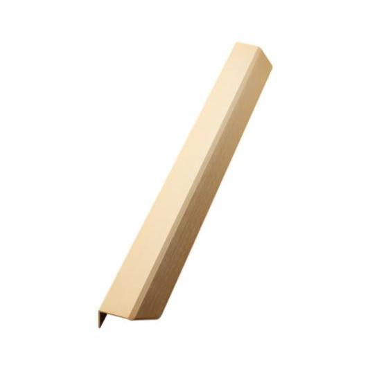 Matte Bronze "Blaze" Edge Drawer Tab Pulls - Forge Hardware Studio