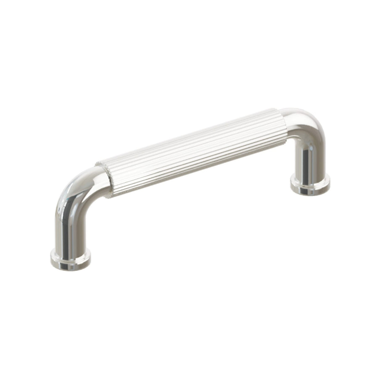 Polished Nickel "ES Fluted" Round Knobs and Drawer Pulls