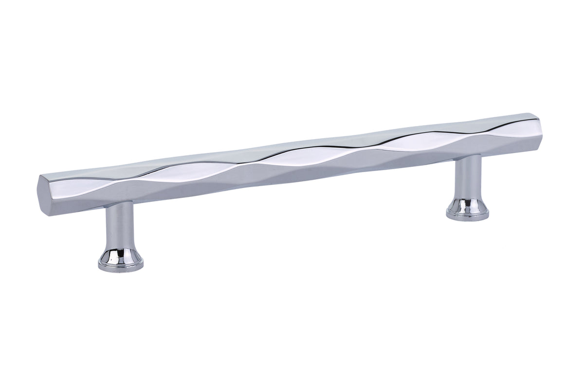 T-Bar "American Designer" Cabinet Knob and Drawer Pulls in Polished Chrome