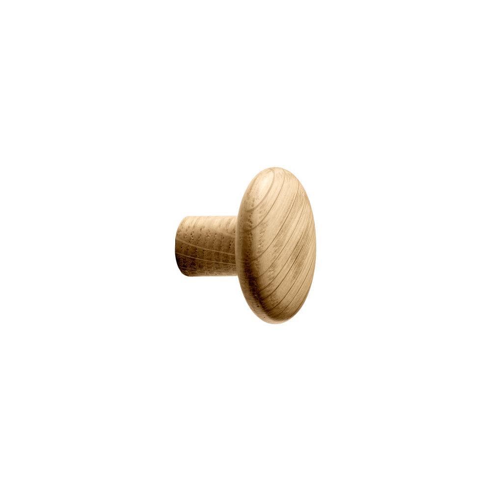 Oak Lacquered Wood "Brutus" Cabinet Knob and Drawer Pulls - Euro • Knobs