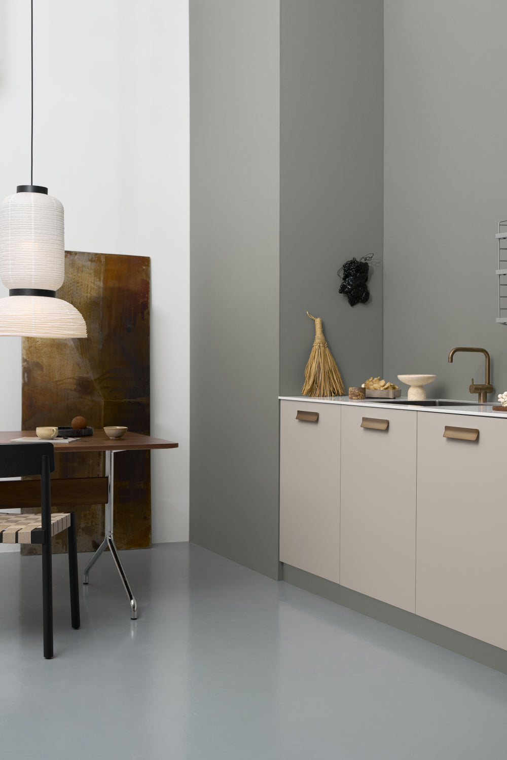 Brushed Bronze "Leaf" Tab Drawer Pulls - Forge Hardware Studio