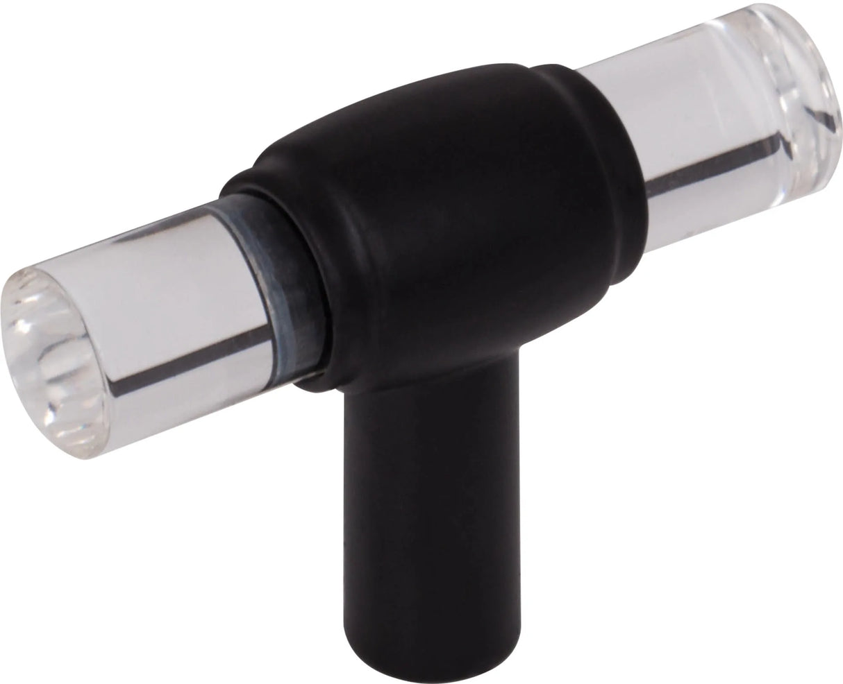 Lucite Matte Black "Nash" Drawer Pulls and Cabinet Knobs