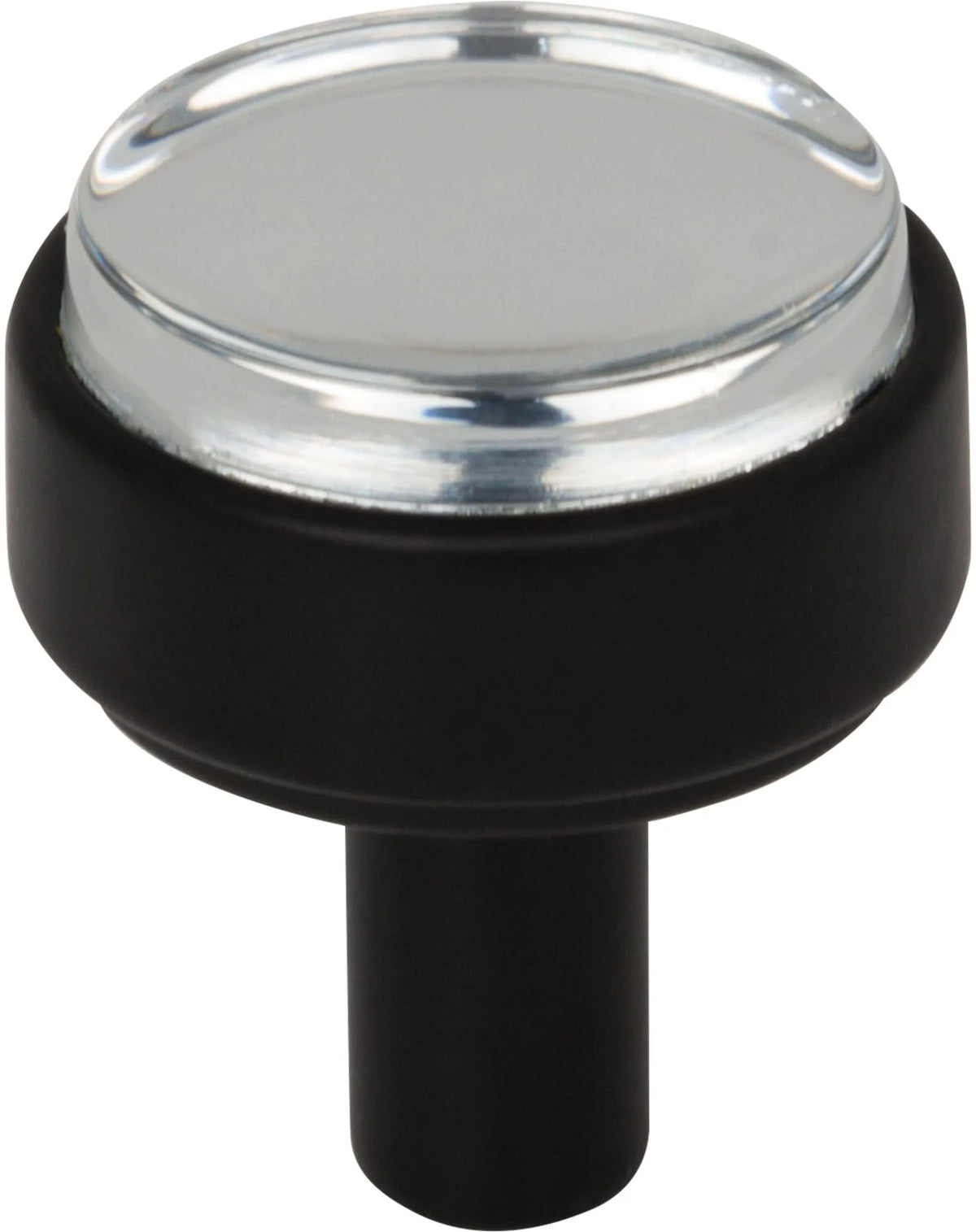 Lucite Matte Black "Nash" Drawer Pulls and Cabinet Knobs