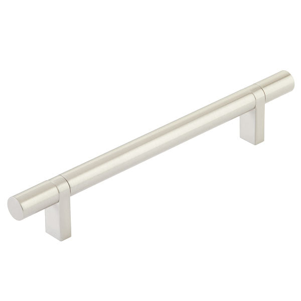 Smooth T-Bar Satin Nickel Cabinet Knobs and Drawer Pulls