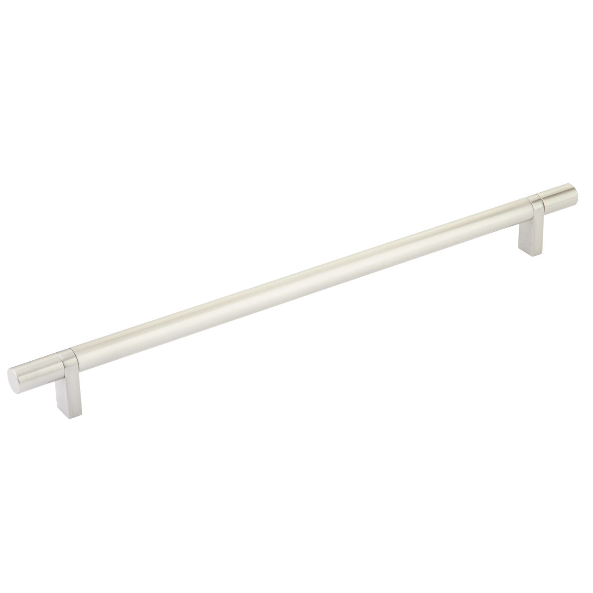 Smooth T-Bar Satin Nickel Cabinet Knobs and Drawer Pulls