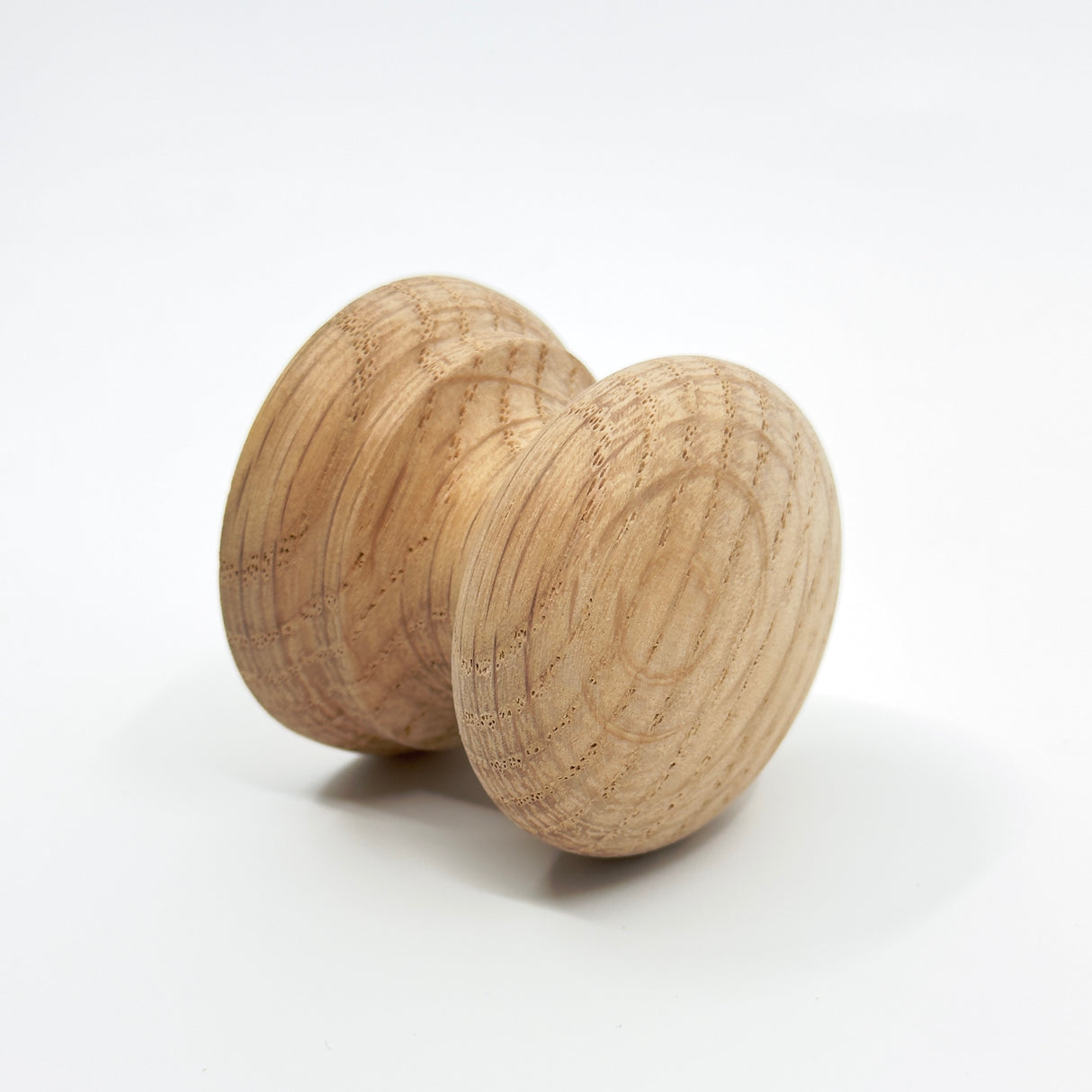 Round Oak Cabinet Knob "Pinecrest" Wood Knob