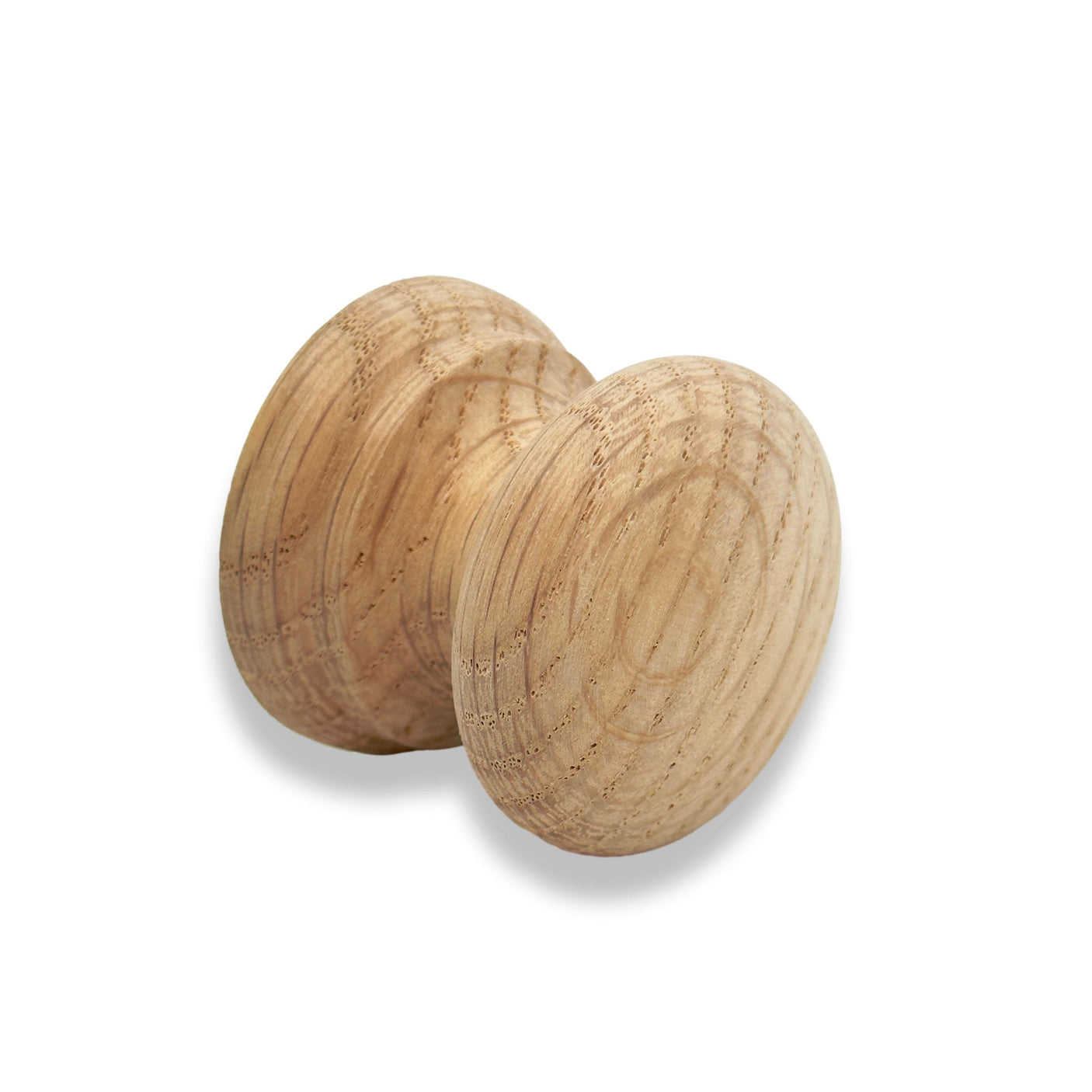 Round Oak Cabinet Knob "Pinecrest" Wood Knob