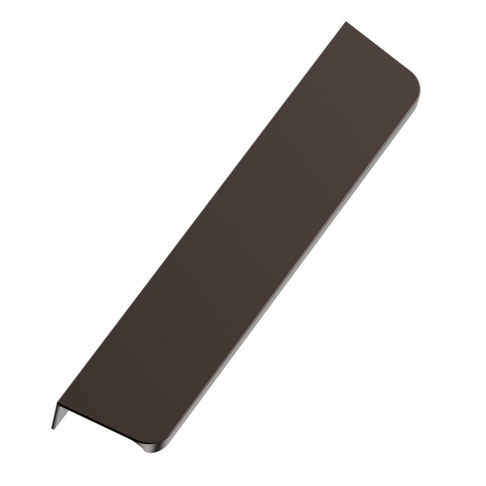 Dark Bronze "Comet" Edge Drawer Tab Pulls - Euro • Knobs