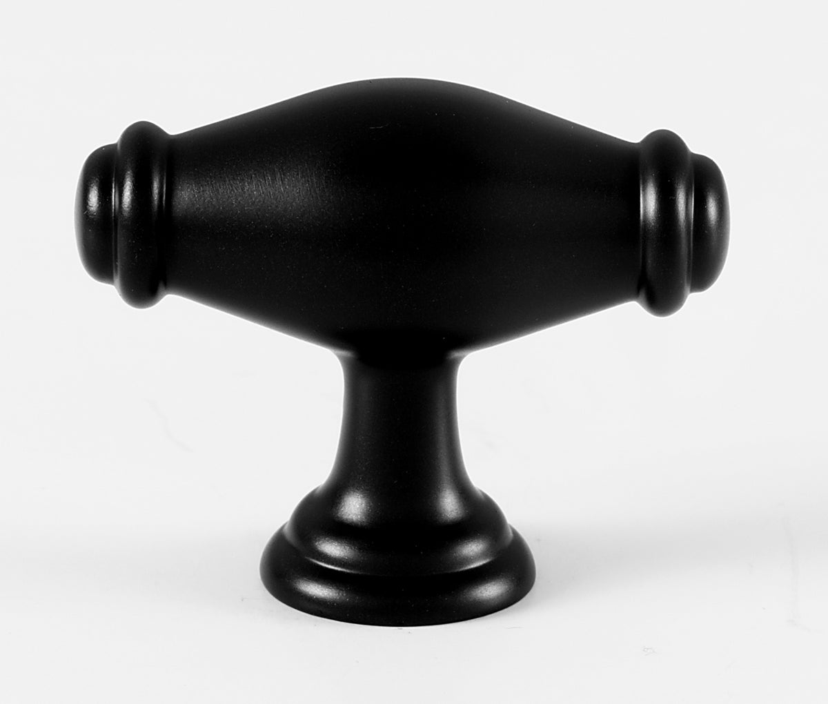 Transitional Matte Black "Perry" Cabinet Knobs and Drawer Pulls - Forge Hardware Studio