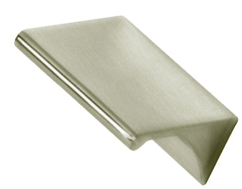 Satin Nickel "Graham" Tab Drawer Pull - Forge Hardware Studio