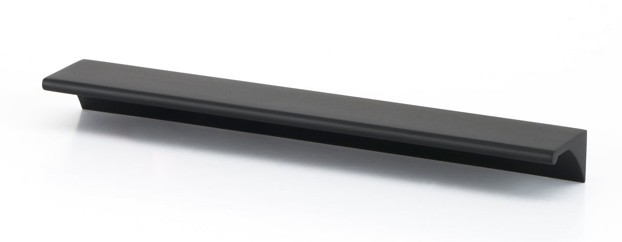 Matte Black "Graham" Tab Drawer Pull - Forge Hardware Studio