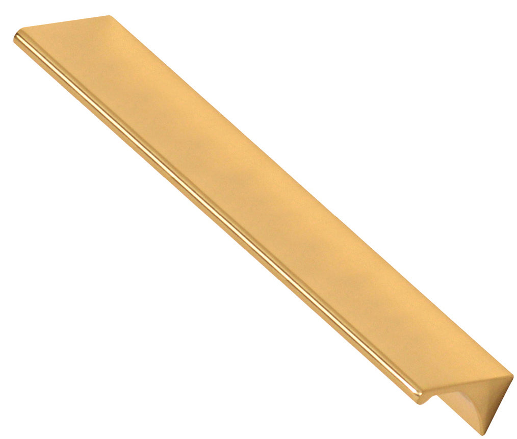 Polished Brass "Graham" Tab Drawer Pull - Forge Hardware Studio