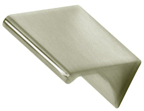 Satin Nickel "Graham" Tab Drawer Pull - Forge Hardware Studio
