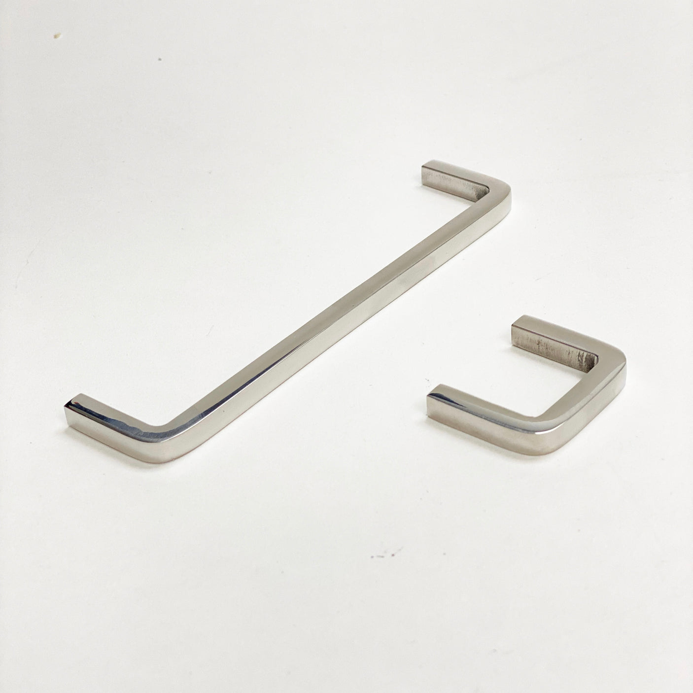 Polished Nickel "Lumia" Cabinet Knobs and Drawer Pulls - Forge Hardware Studio