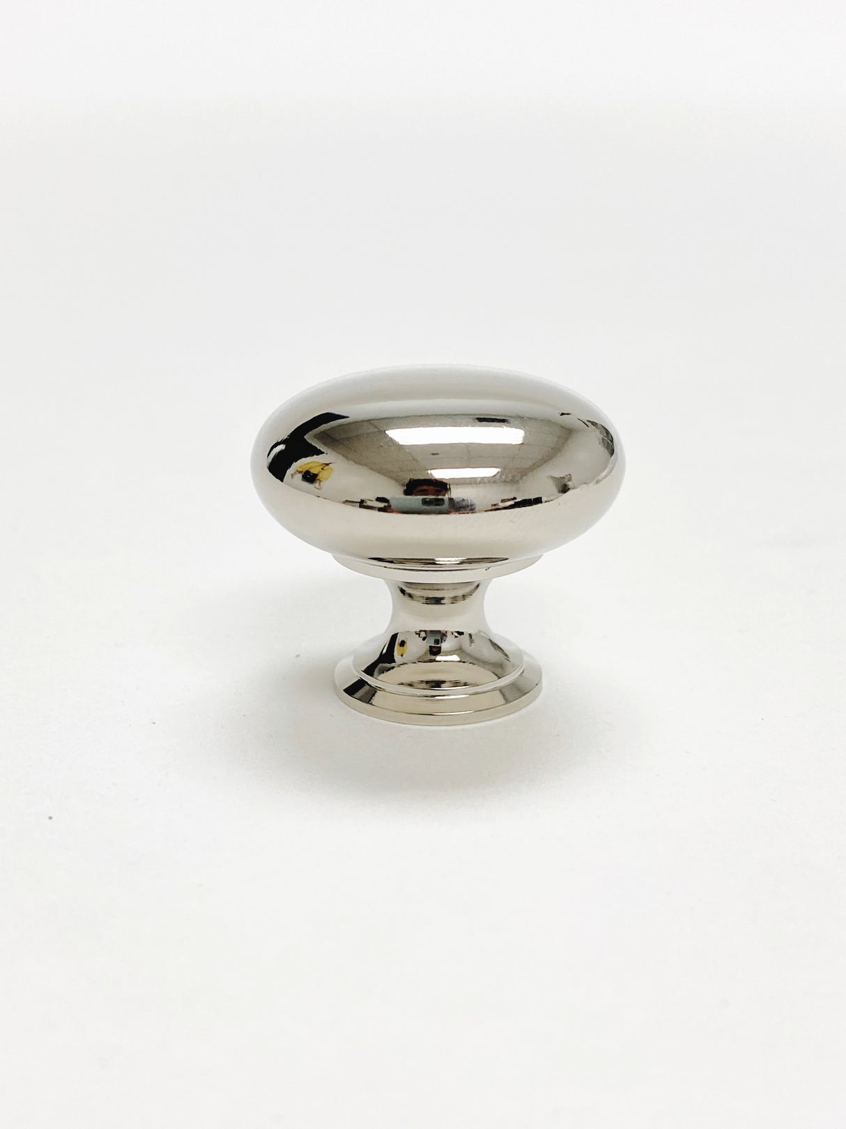 Polished Nickel "Eloise" Round Cabinet Knob - Forge Hardware Studio