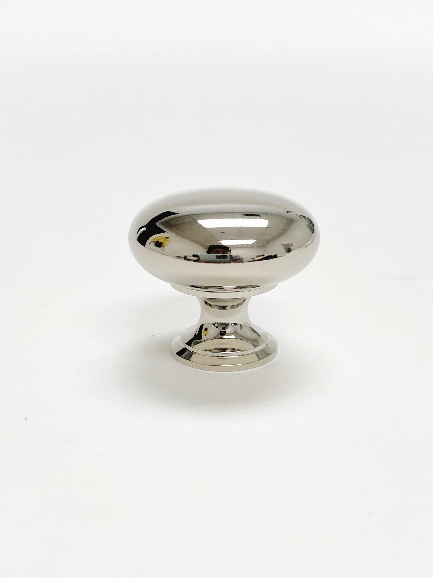 Polished Nickel "Eloise" Round Cabinet Knob - Forge Hardware Studio
