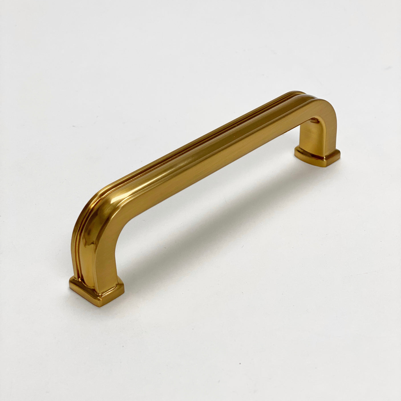 Warm Brass "Belfour" Cabinet Knobs and Drawer Pulls - Forge Hardware Studio