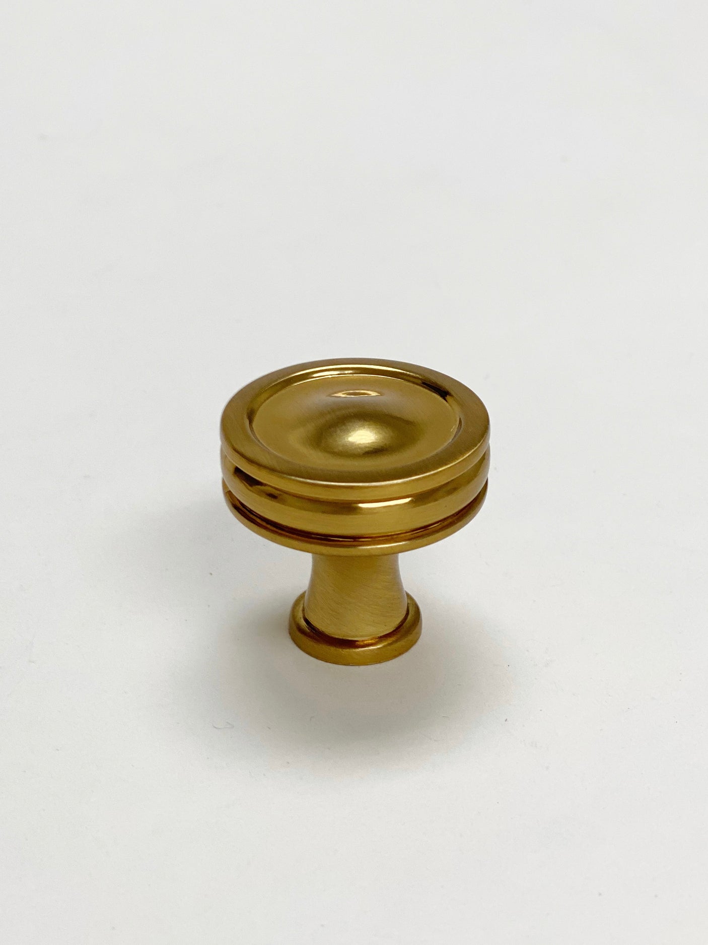 Warm Brass "Belfour" Cabinet Knobs and Drawer Pulls - Forge Hardware Studio