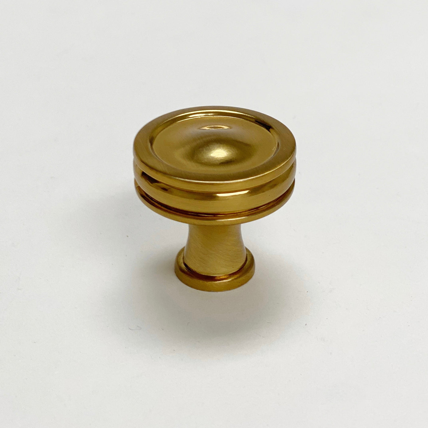 Warm Brass "Belfour" Cabinet Knobs and Drawer Pulls - Forge Hardware Studio