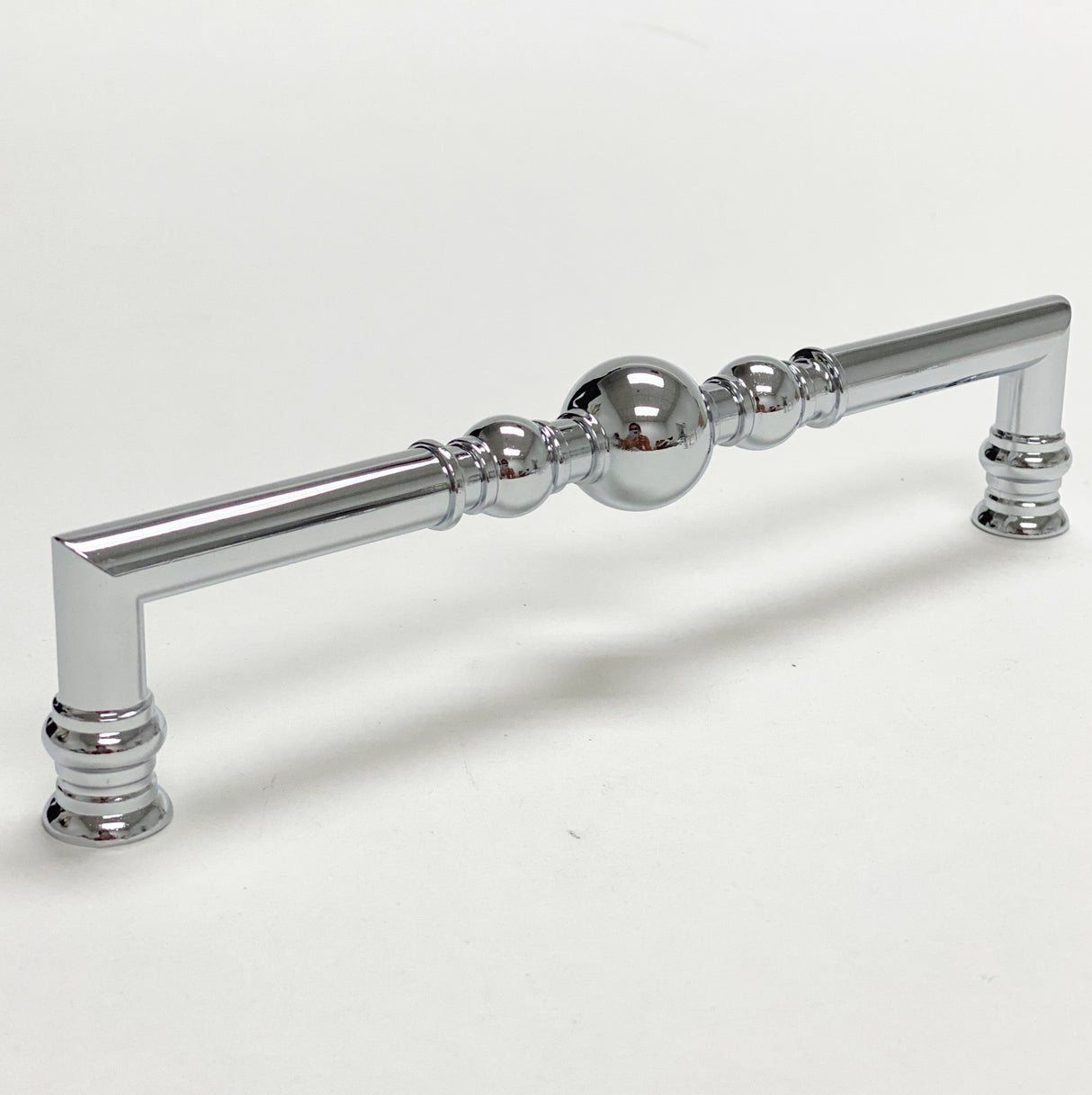Polished Chrome “Kira” Cabinet Ball Knob and Drawer Pulls - Forge Hardware Studio