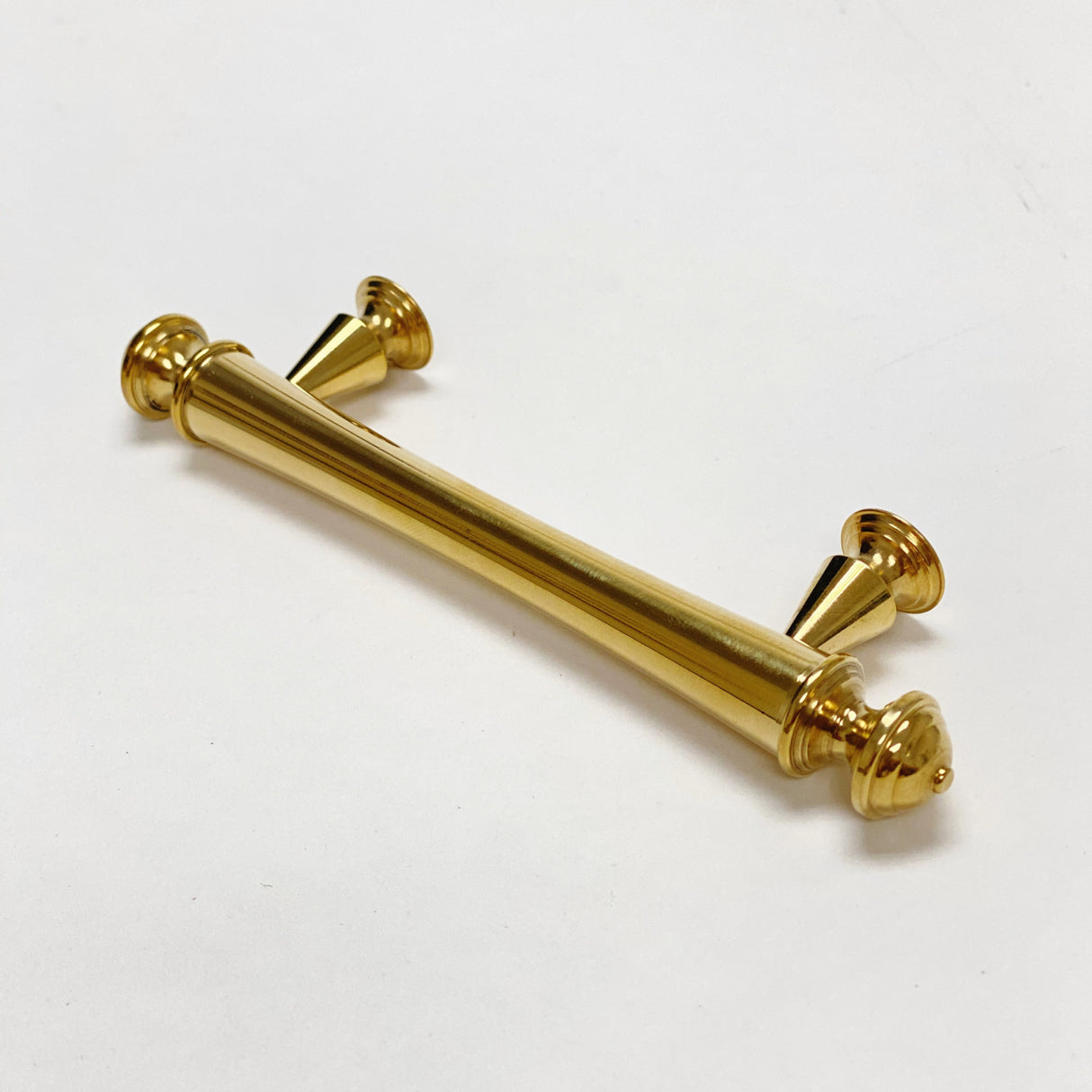 Unlacquered Brass "Emmeline" Cabinet Knobs and Drawer Pull - Forge Hardware Studio
