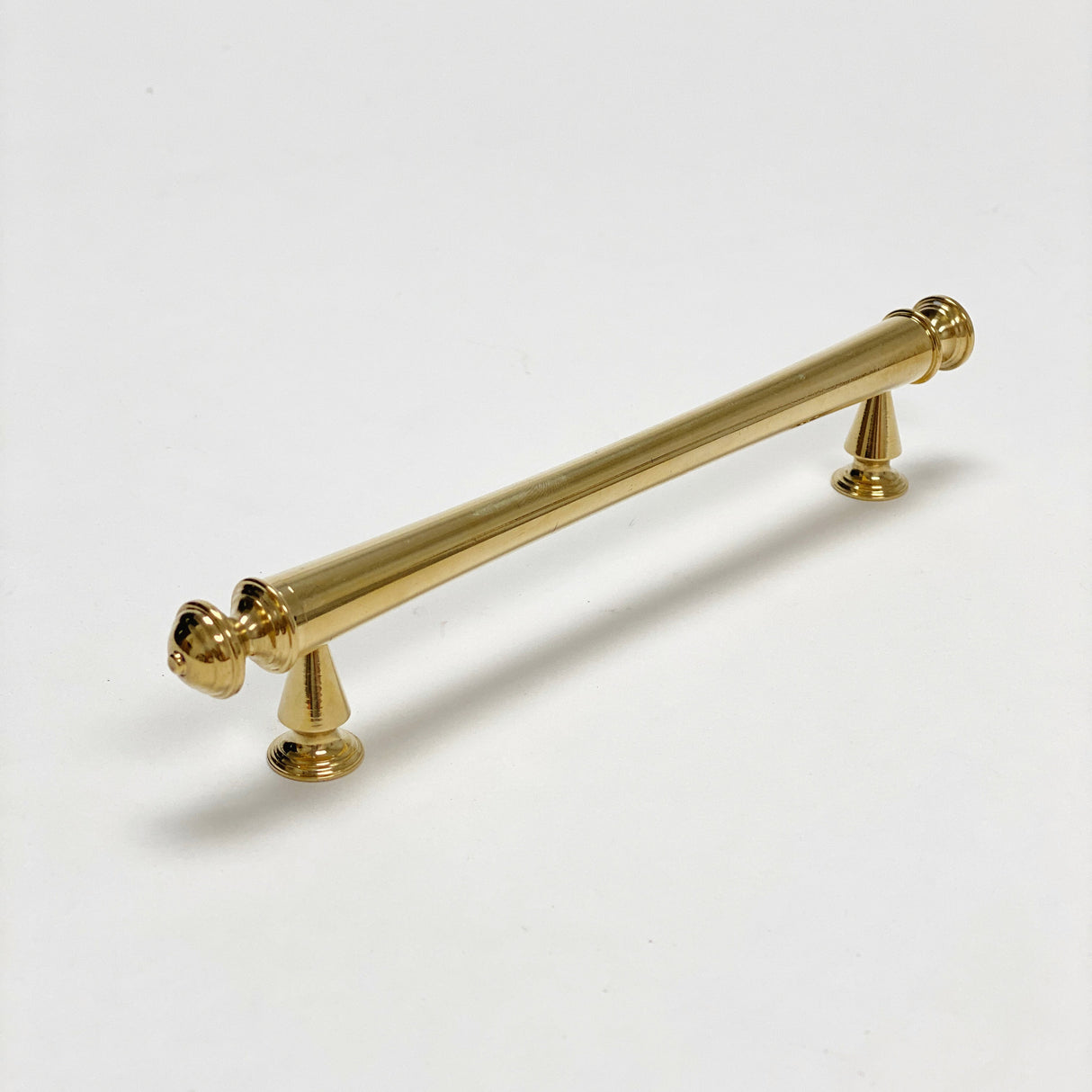 Unlacquered Brass "Emmeline" Cabinet Knobs and Drawer Pull - Forge Hardware Studio