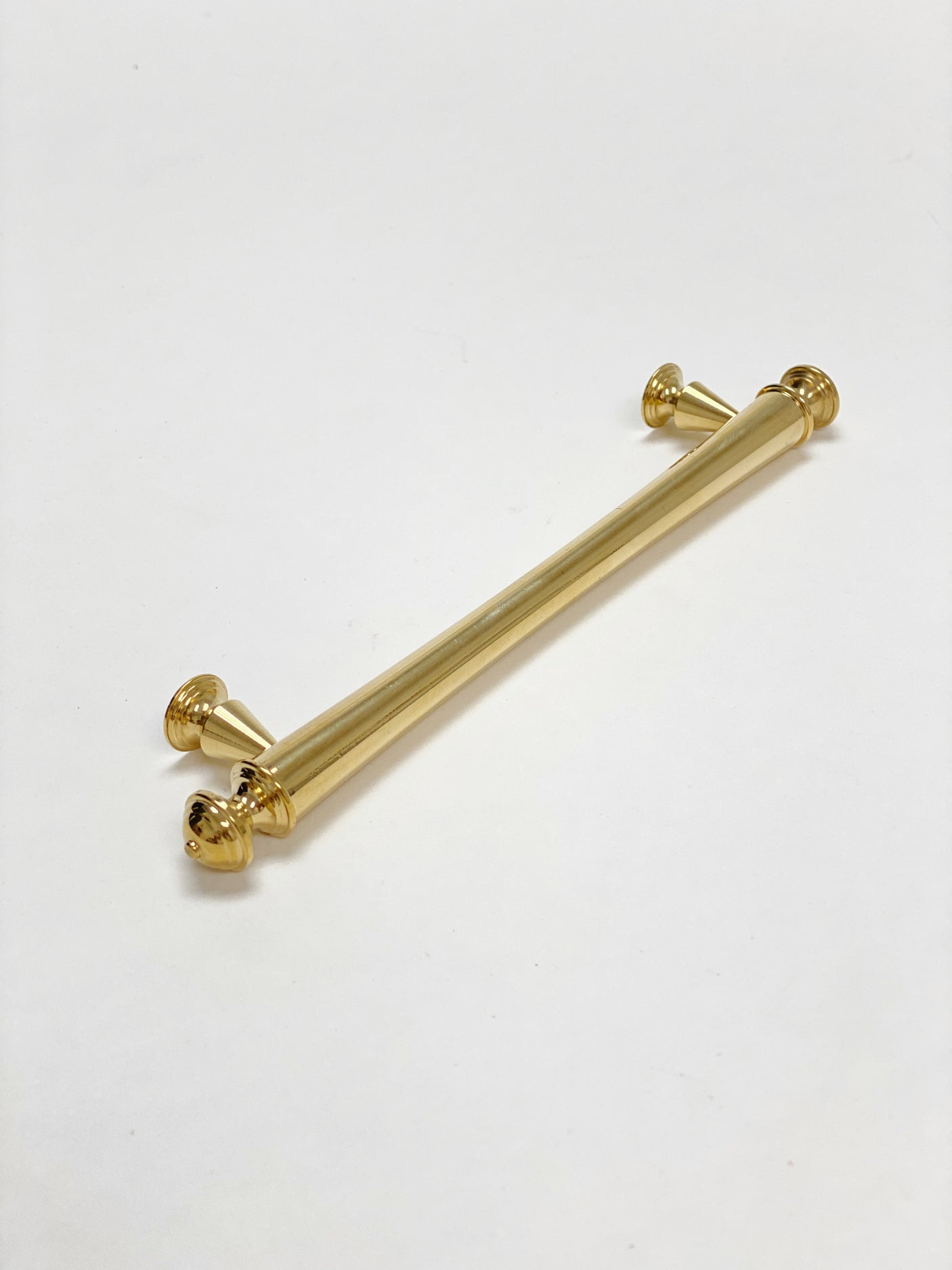 Unlacquered Brass "Emmeline" Cabinet Knobs and Drawer Pull - Forge Hardware Studio