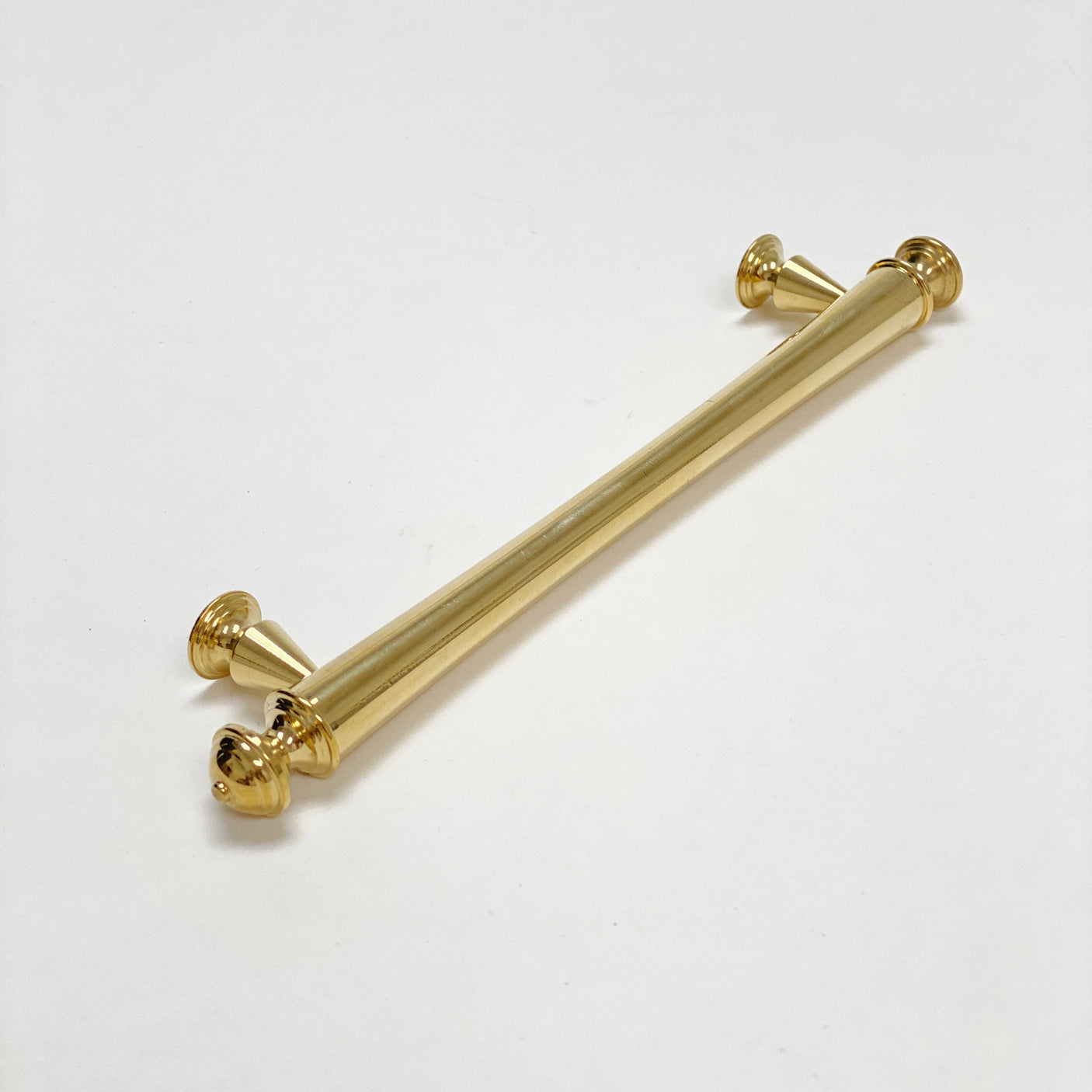 Unlacquered Brass "Emmeline" Cabinet Knobs and Drawer Pull - Forge Hardware Studio