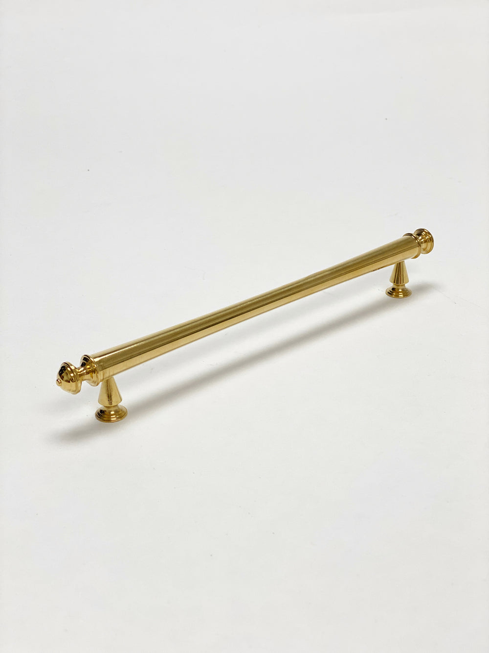 Unlacquered Brass "Emmeline" Cabinet Knobs and Drawer Pull - Forge Hardware Studio