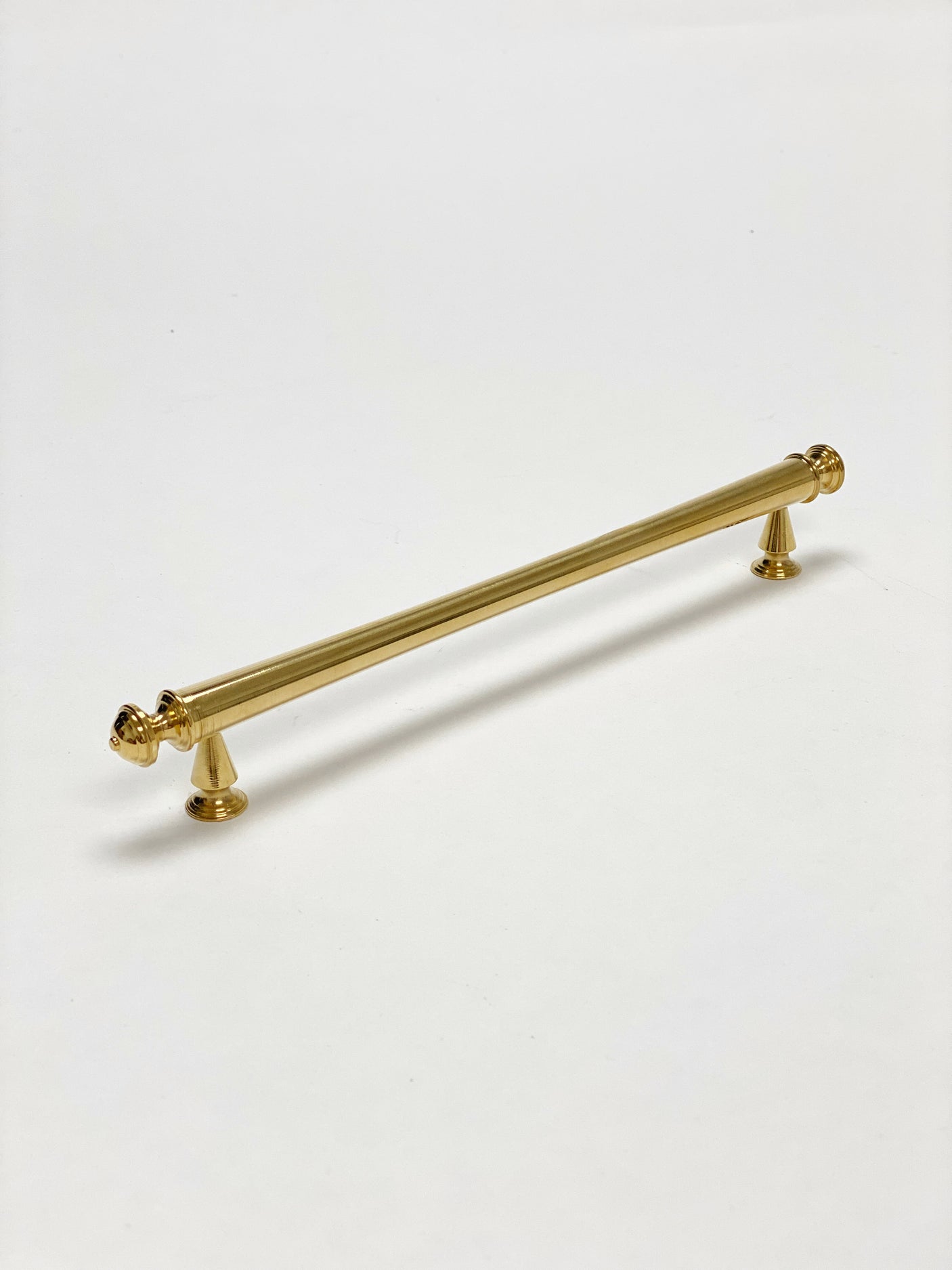 Unlacquered Brass "Emmeline" Cabinet Knobs and Drawer Pull - Forge Hardware Studio
