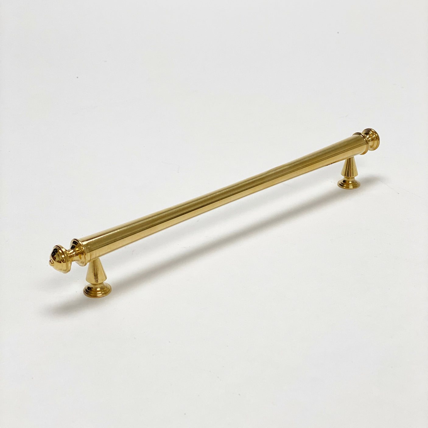 Unlacquered Brass "Emmeline" Cabinet Knobs and Drawer Pull - Forge Hardware Studio